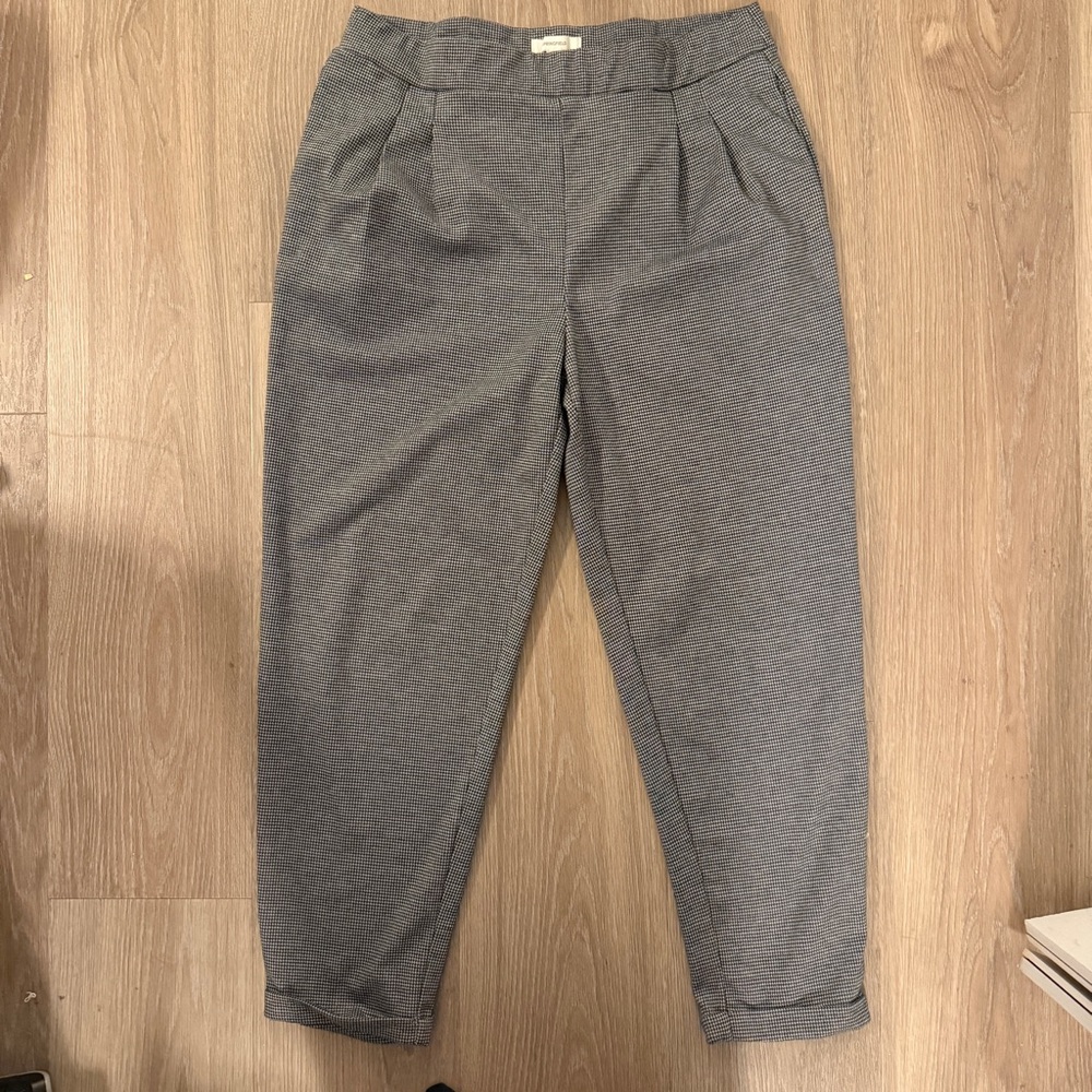 Gray Pull On Trousers